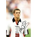 Football Autograph Michael Owen England - Autograph: Michael Owen, color press foto signed by the