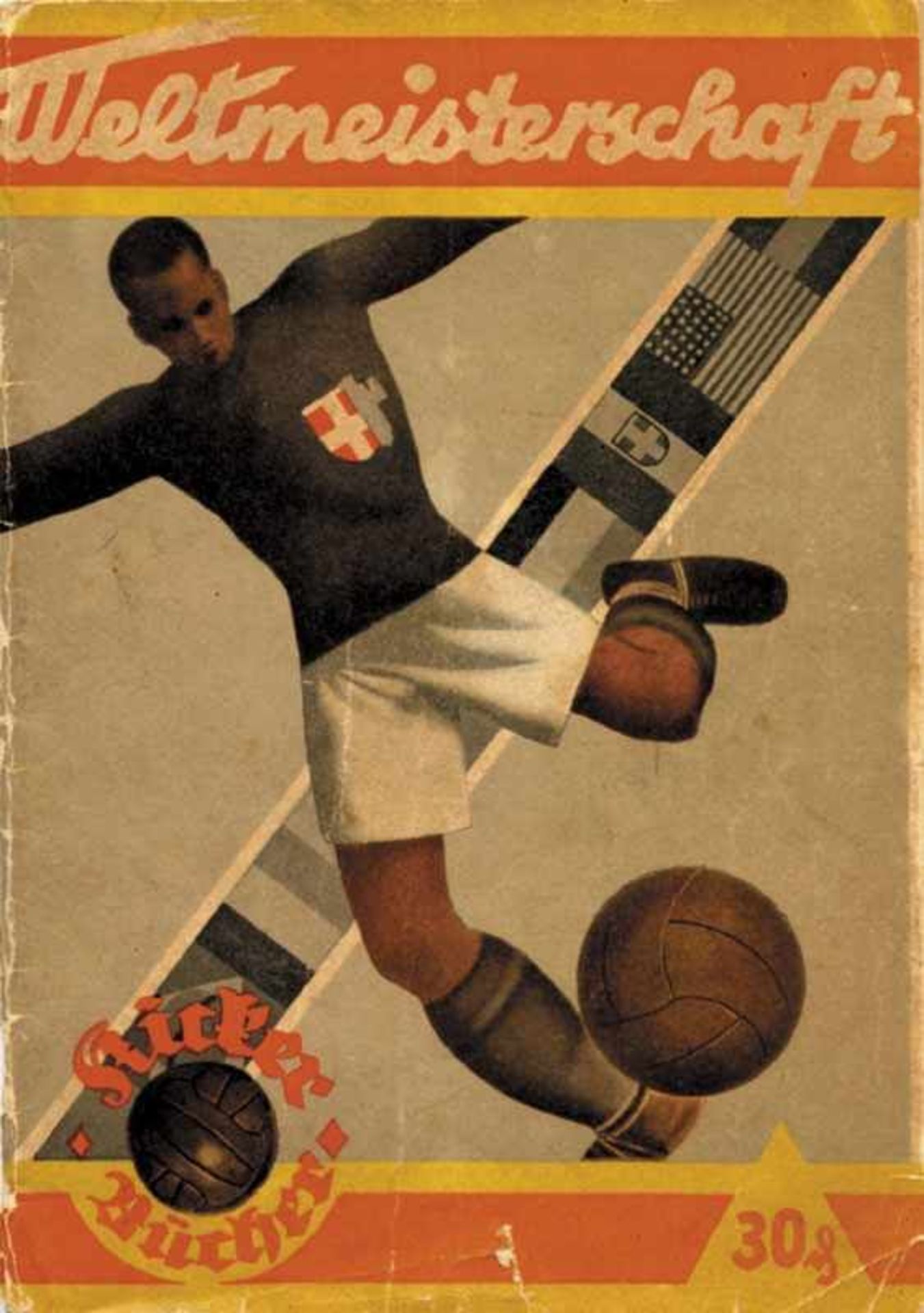World Cup 1934: Rare German Report - Detailed Report the World Cup in Italy 1934. 64 pages with 60
