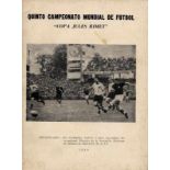 World Cup 1954. Mexican Report - Statistical summary of the Football World Cup 1954 with preliminary