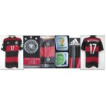 World Cup 2014 match worn football shirt Germany - Original match worn shirt Germany with number 17.