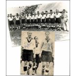 German Football Autograph 1939 - Black-and-white press photo from the Football World Cup in Italy