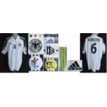 UEFA EURO 2000 match worn football shirt Germany - Original match worn shirt Germany with number 6