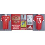 Confed Cup 2017 match worn football shirt Russia - Original match worn shirt Russia with number