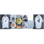 UEFA EURO 2004match worn football shirt Germany - Original match worn shirt Germany with number 4.