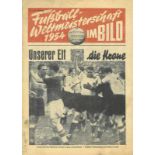 World Cup 1954. German Football Magazin. Report - Sport Beobachter special edition. (GERMAN) The