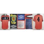 UEFA EURO 2000 match worn football shirt Scotland - Original match worn shirt Scotland with number