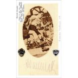 German Football Autograph Alexander Martinek - Martinek,Alexander - (1919-1944) Originalsignatur (