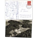 Signed Postcard Football 1966. Team Germany - Nationalmannschaft 1966 - Gruß-Postkarte von Günter