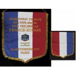 UEFA Euro 2008 Official Match Pennant France Scot - Official match pennant of the French team on