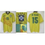 Olympics 1996 match worn football shirt Brazil - Original match worn shirt Brazil with number 15.