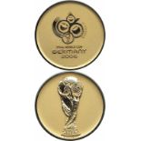 World Cup 2006. Official participation medal - âFIFA World Cup Germany 2006â Cast in Bronze,