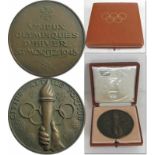 Olympic Winter Games 1948 Bronze winner medal - Bronze medal fot the third place at the Olympic