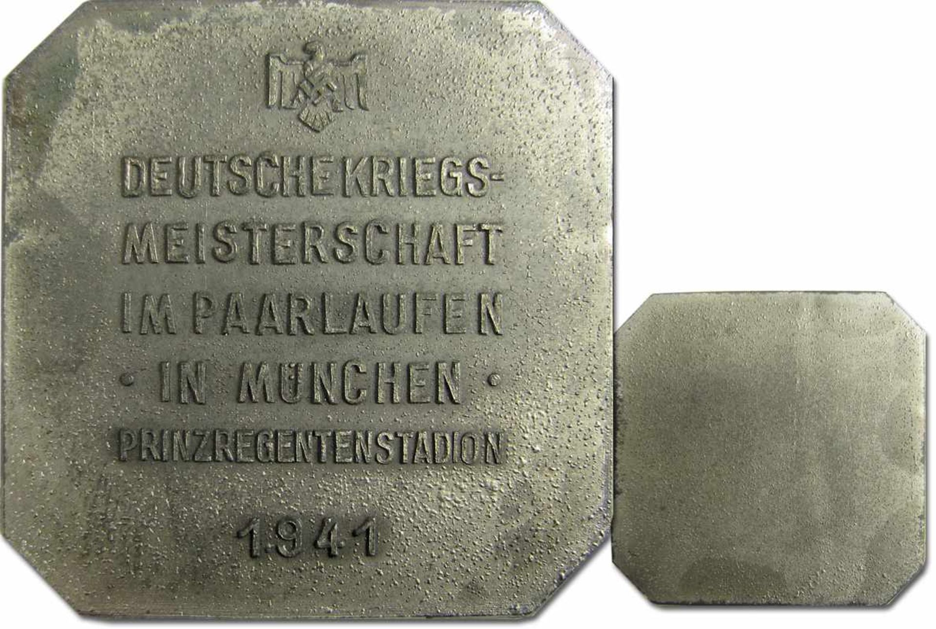 German Figure Skating championships 1941 Medal - Official participation badge "Deutsche