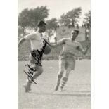 Autograph Football Germany. Fritz Laband - Laband, Fritz - (1925-1982) s/w-Foto mit Originalsignatur