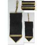 Gold Participation medal Germany v Hungary 1930 - Beer zipfel is a combination of ribbon and