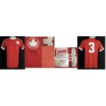 match worn football shirt Canada 1975 - Ãbersetzen! Kanada - Trikot 1975 - Original match worn