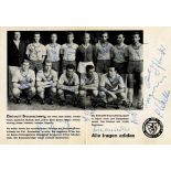 German Football Autograph Eintr. Braunschweig 63 - Braunschweig,Eintracht 63 - s/w-Mannschaftsbild