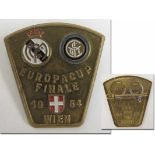 Football Eurocup Final 1964 Inter Milano v Madrid - Ãbersetzen! Abzeichen 1964 -