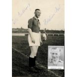 German Football Autograph 1930 - Ludwig,Johannes - (1903-1985) S/W-Foto mit original Signatur von