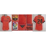 match worn football shirt FC Barcelona 2014/15 - Original match worn shirt FC Barcelona with