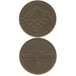 Olympic Winter games 1936. Official Participation - Ernst Baier's official participation medal