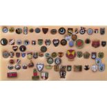Asian football pins - COllection of approx. 60 football pins from Asian FAs from 1950 to 2010. For