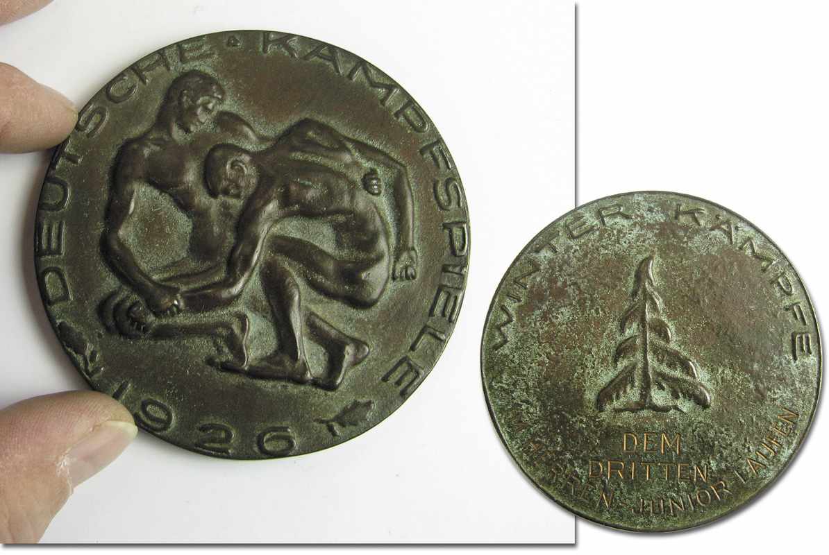 German Winter Olympics 1926. Winner's Medal - The games were originaly the substitute for the