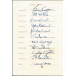 FC Chelsea 1964 app. 11 football autographs - Ãbersetzen! Chelsea,FC - 1963 - Blancobeleg des FC