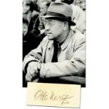 Football Autograph Germany. Otto Nerz - Nerz, Otto - (1892-1949) Originalsignatur mit Bleistift