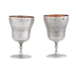 A Pair of Ottoman Silver Glasses.