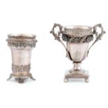 A Lot of Two Ottoman Silver Cups.