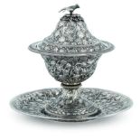 An Ottoman Silver Sugar Bowl.