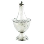 An Ottoman Silver Rosewater Sprinkler