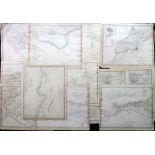 SDUK (Pub) C1840 Lot of 12 Maps of Africa Incl West Africa, North Africa, Egypt, Algeria, Tunis,