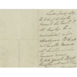Duke of Wellington handwritten letter (Military autograph) Duke of Wellington autographed letter
