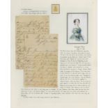 HM Queen Victoria, handwritten letter. HM Queen Victoria, handwritten letter of 9th August, 1845