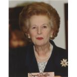 Margert Thatcher signed colour photograph THATCHER MARGARET: (1925-2013) British Prime Minister