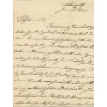 William IV autograph signed letter William IV autograph signed letter, sent when Duke of Clarence to