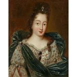 SEGUIDOR DE PIERRE GOBERT (Escuela francesa, S. XVIII) Retrato de la princesa de Mónaco Catalina
