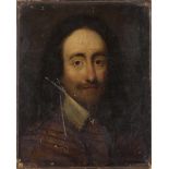 SEGUIDOR DE ANTON VAN DYCK (Escuela inglesa, ff. S. XVII- pp. S. XVIII) Retrato de Carlos I de