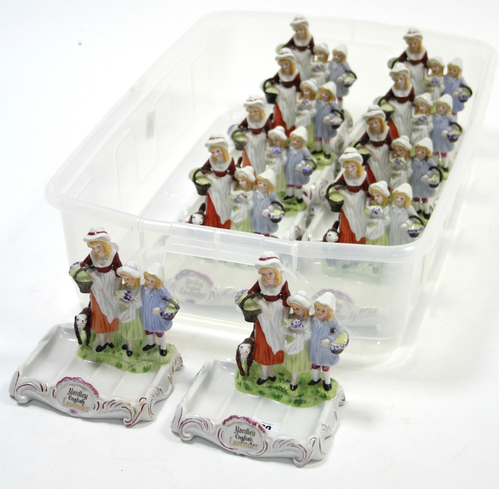 Ten “Yardley English Lavender” porcelain figural soap dishes. - Image 2 of 2