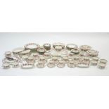 A Royal Worcester bone china “Royal Garden” pattern extensive one hundred piece part dinner, tea &