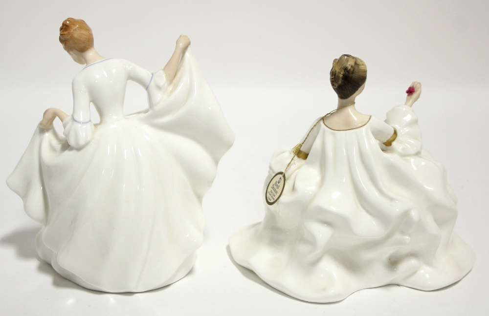 A Royal Doulton figure titled “Pamela”, HN2479; & another titled: “My Love”, HN2339. - Image 2 of 3