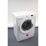 A Hoover Vision Tech 7kg washing machine in white-finish case, w.o.