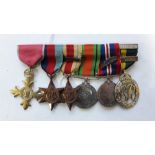 An O.B.E. group, comprising OBE in silver-gilt (civil); 1939-45 Star; Africa Star with clasp “1st