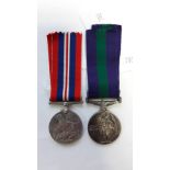 A 1939-45 War Medal, un-named as issued, the accompanying slip named Leading Aircraftsman N.