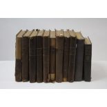 Seven volumes “The Britannia” (weekly journals), mid-19th century; nine volumes “Public Opinion”,