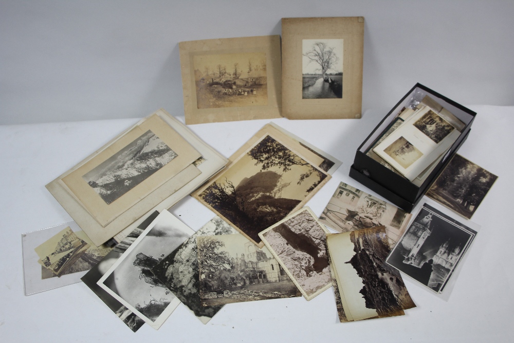 Various loose photographs, late 19th/early 20th century – British & foreign views, portrait studies,