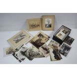 Various loose photographs, late 19th/early 20th century – British & foreign views, portrait studies,
