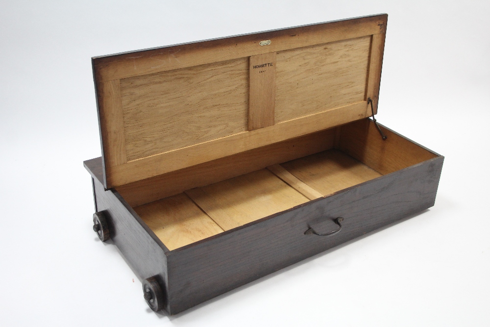 A Homette Wooden Under Bed Storage Box, Wooden Under Bed Storage Boxes With Wheels
